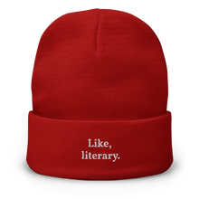 Load image into Gallery viewer, "Like, literary" Beanie